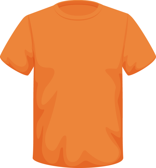 camiseta naranja